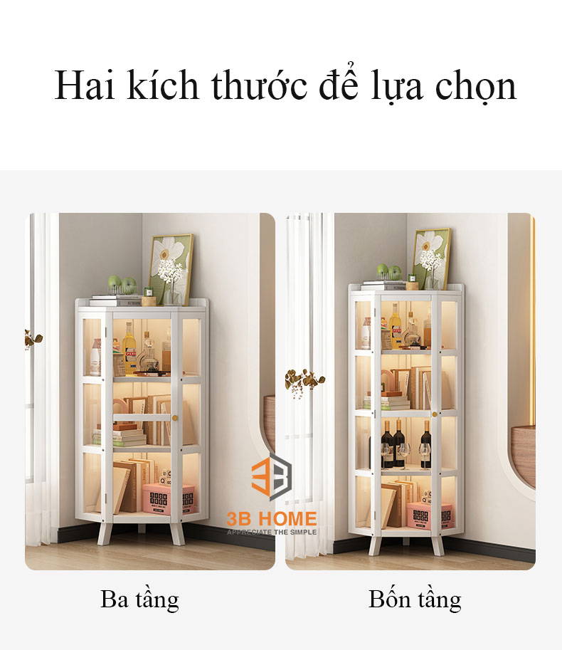 Kệ Góc Tường Thông Minh K04