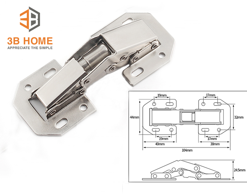 Bản lề giảm chấn BL02 cao cấp