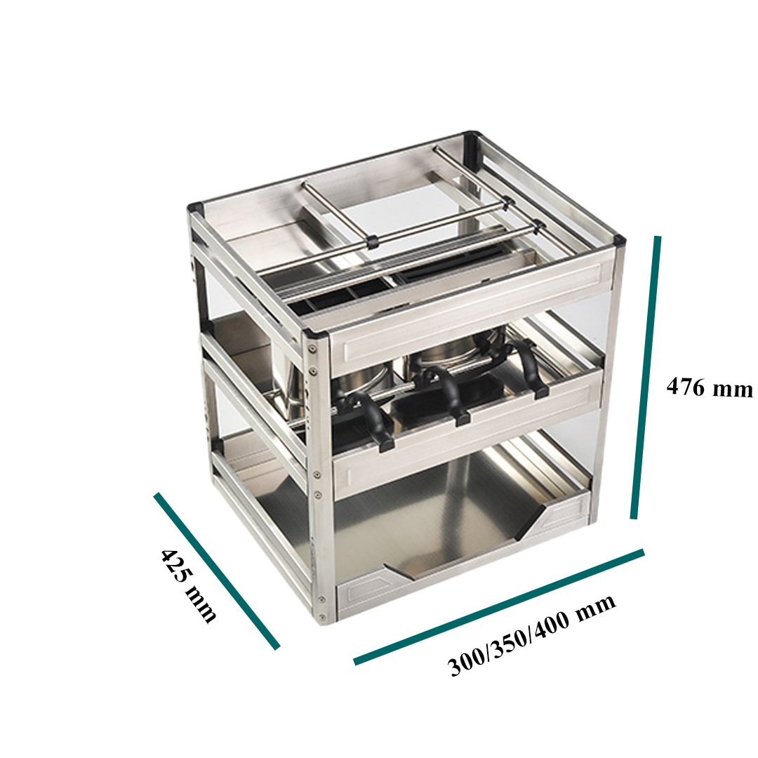 Giá Dao Thớt – Chai Lọ Inox Hộp DT04