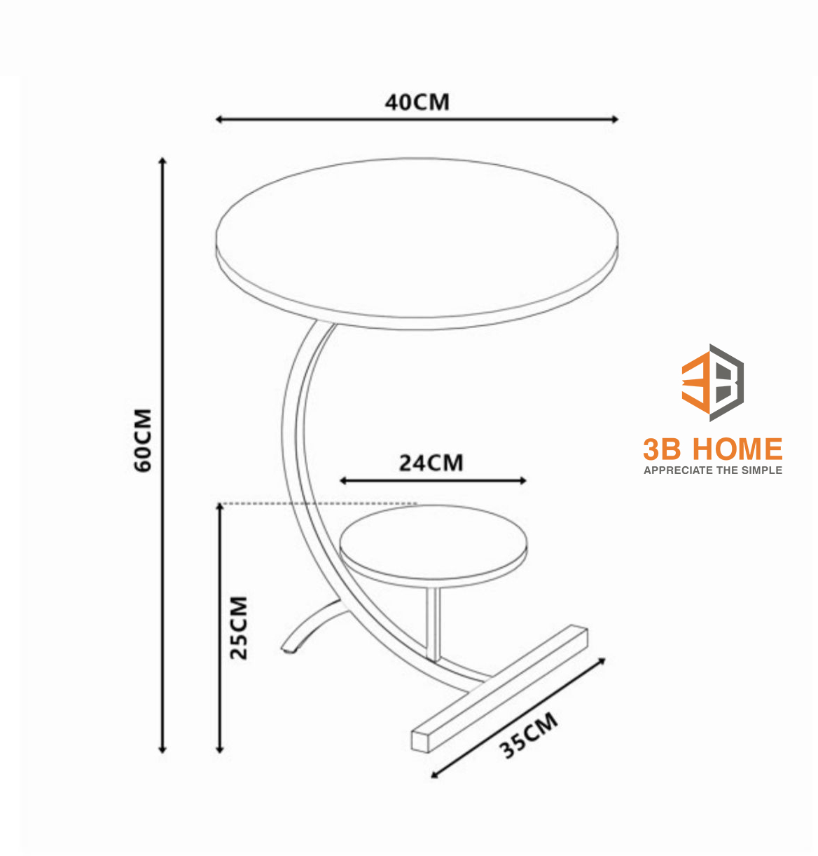 Kệ Bàn Trà Cao Cấp KBT01