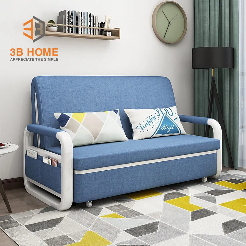 Sofa giường thông minh khung sơn bọc vải