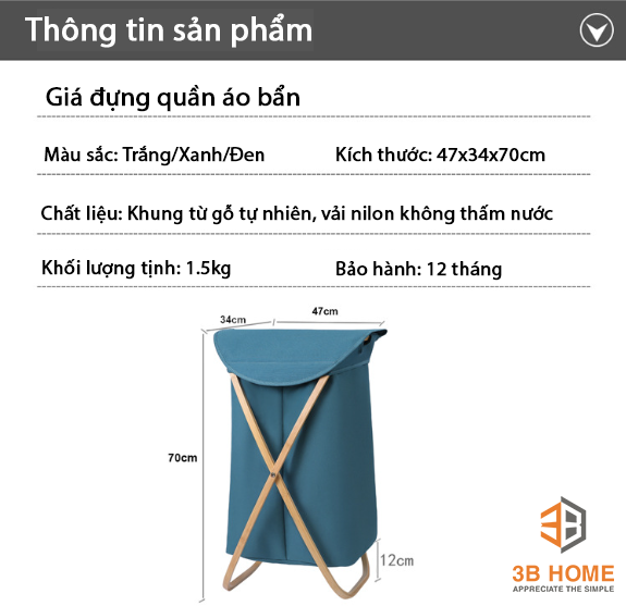 Giá Đựng Quần Áo Bẩn GD05