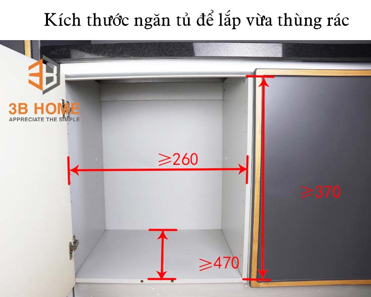 Thùng rác âm tủ TR02