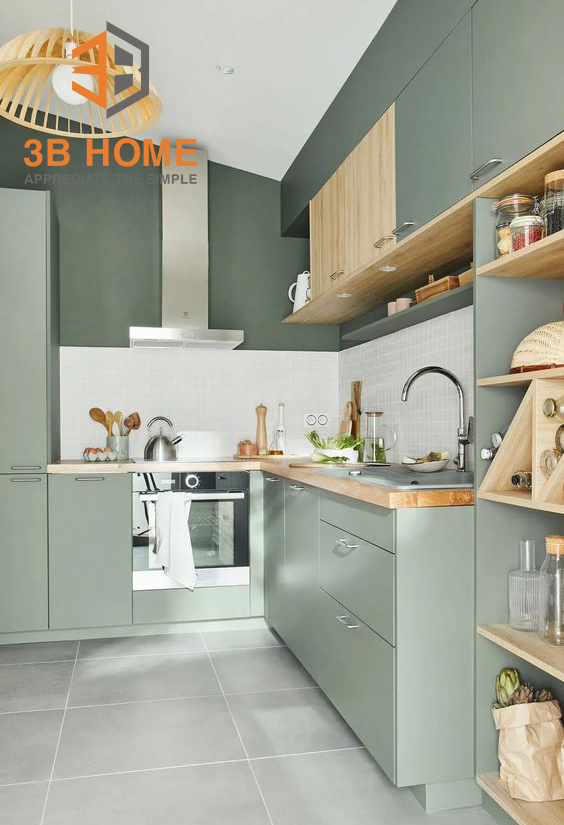 Tủ Bếp Melamine TB15